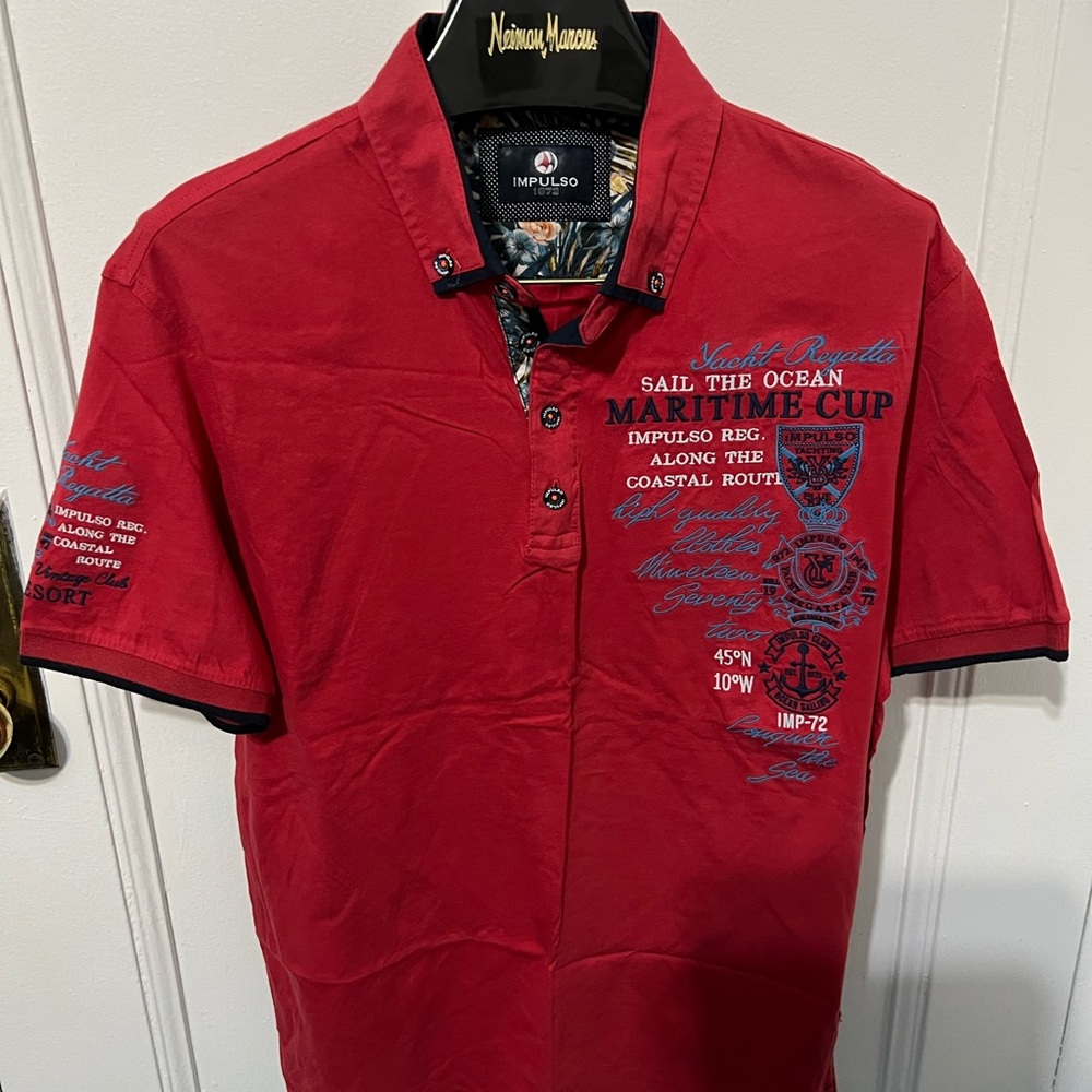 IMPULSO ITALY VINTAGE shirt cotton MEN LIKE NEW - Picture 5 of 11